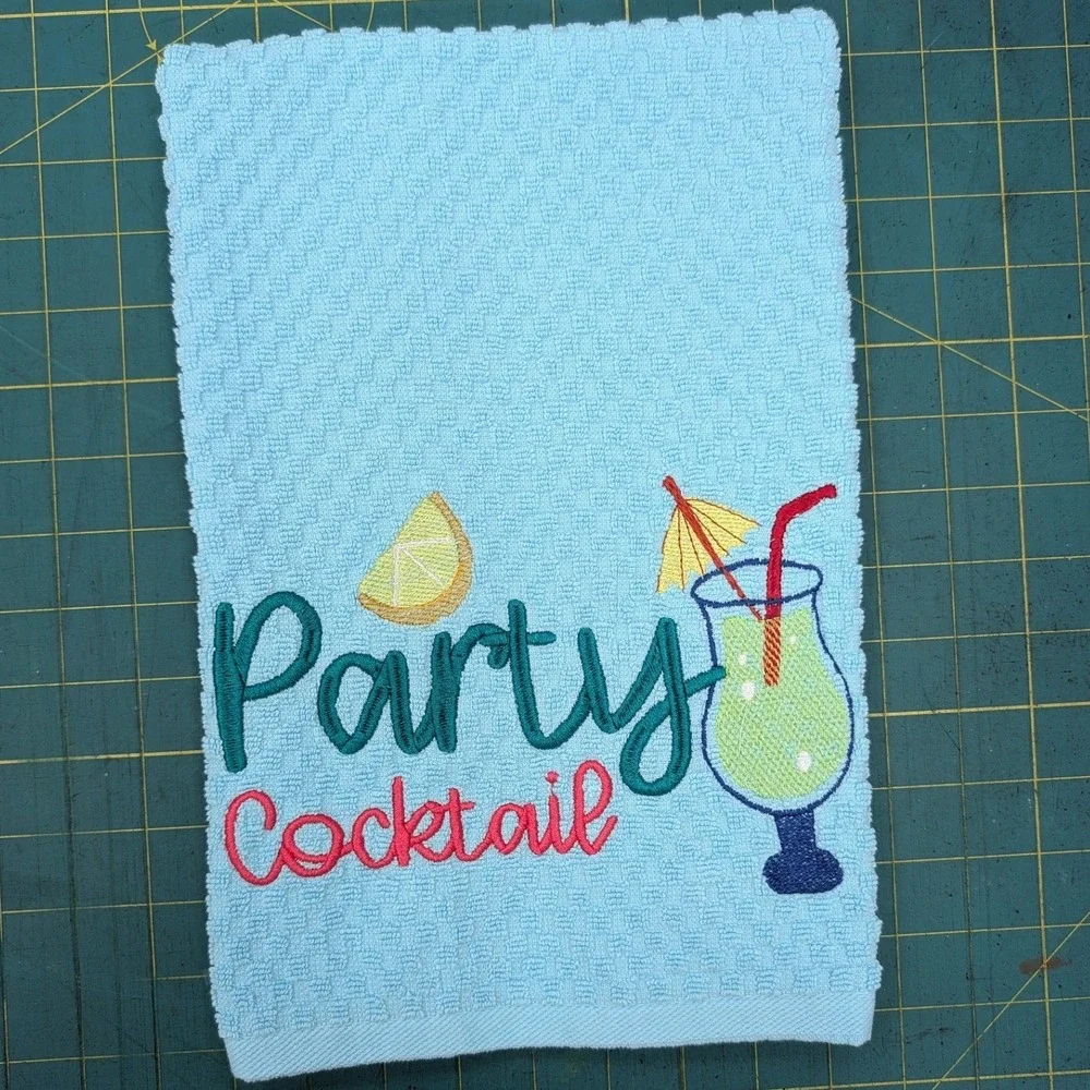Party Cocktail Kitchen Bath Tea Bar Hand Towel Great Gift Idea!